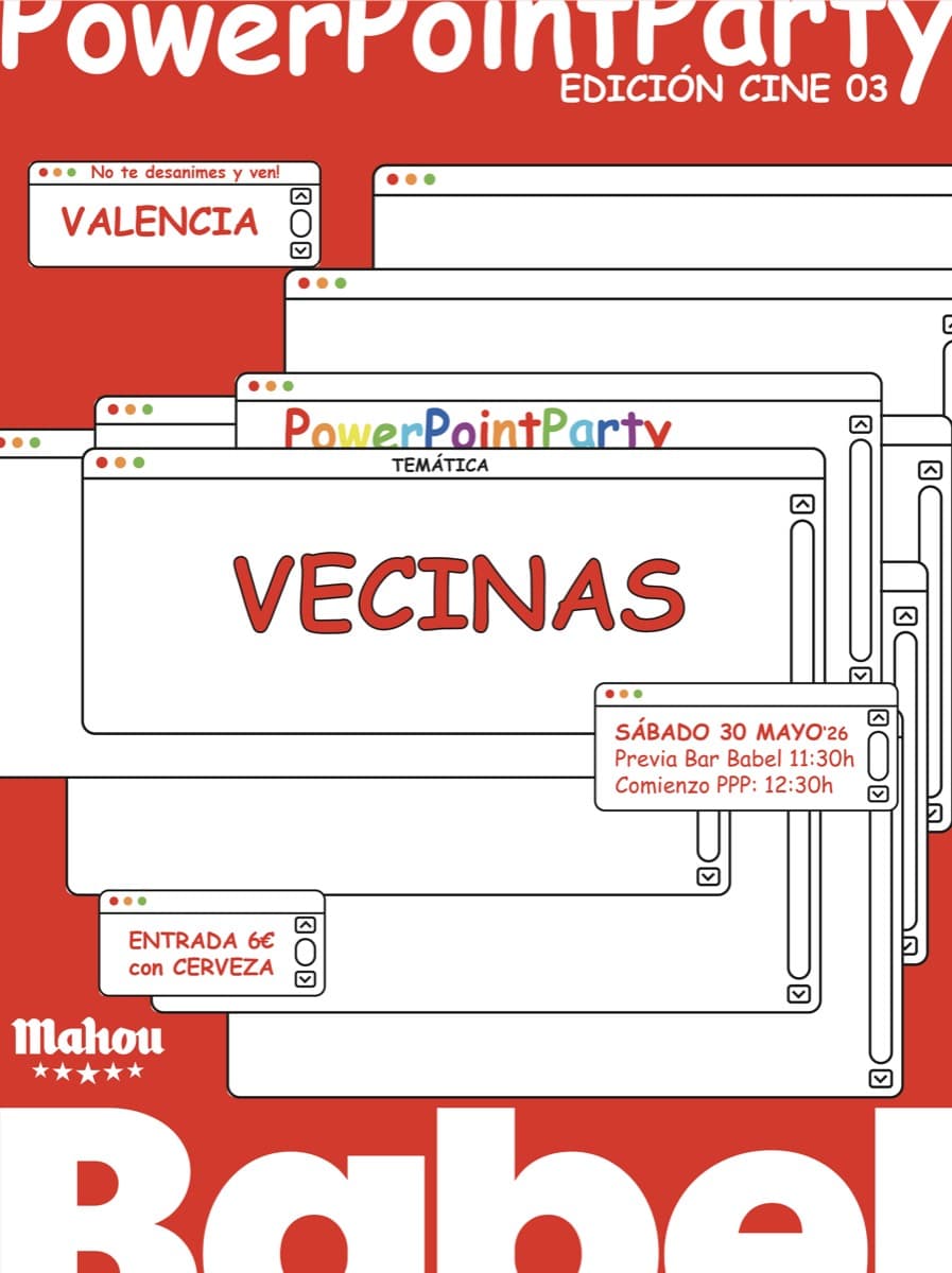 Cartel de una edición anterior en Valencia