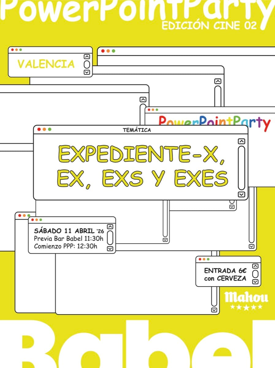 Cartel de una edición anterior en Valencia