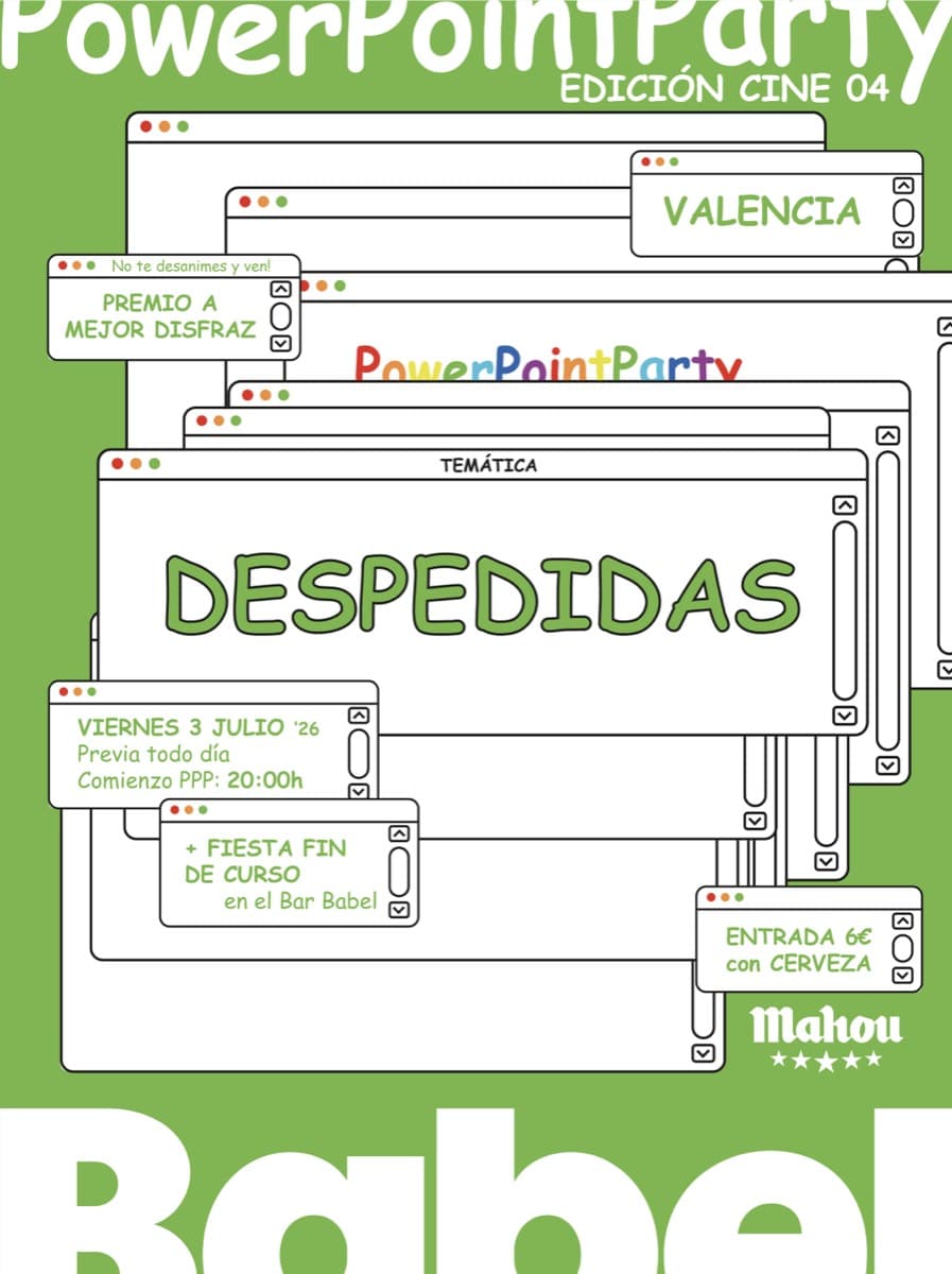 Cartel de una edición anterior en Valencia