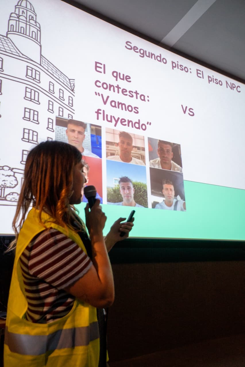 Foto de una edición de Power Point Party