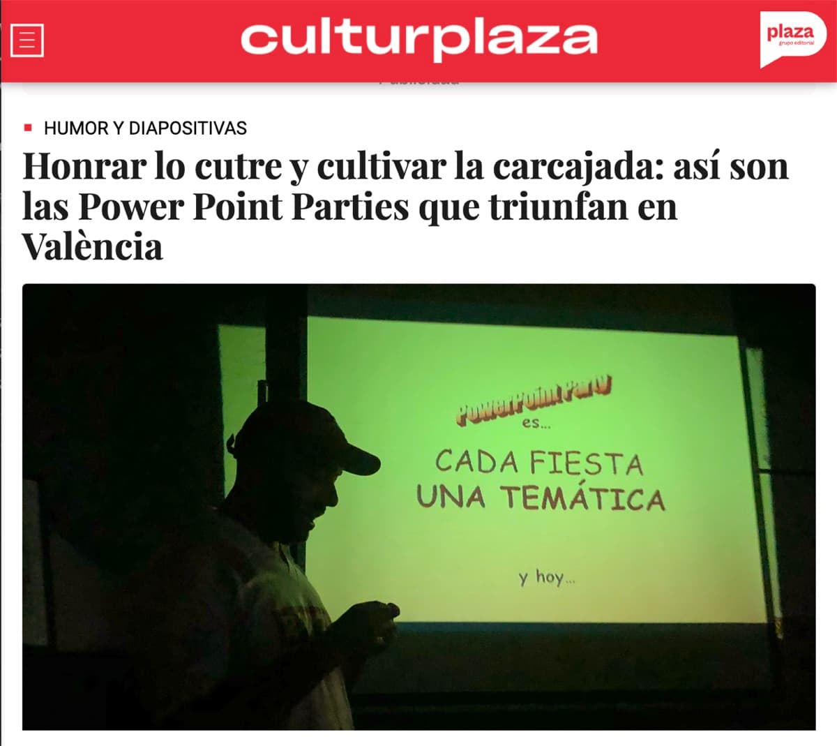 Power Point Party en Valencia Plaza