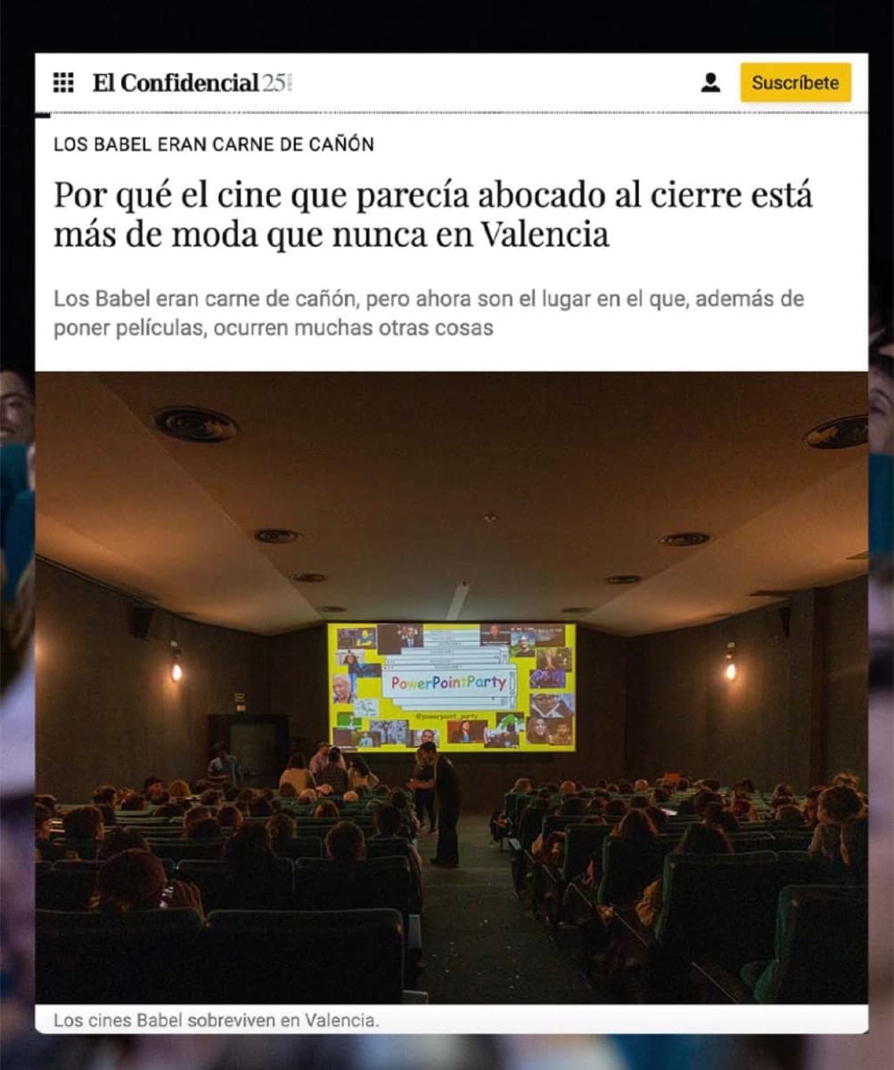 Power Point Party en El Confidencial